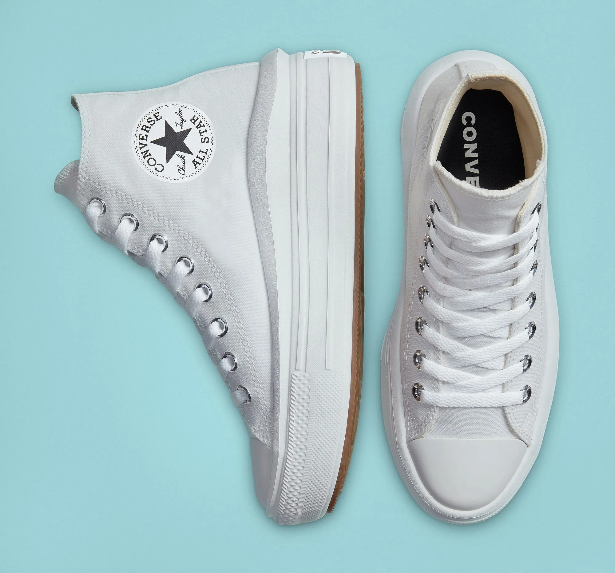 shoes Converse Chuck Taylor All Star Move Platform Hi - 568498/White/Natural Ivory/Black - women´s