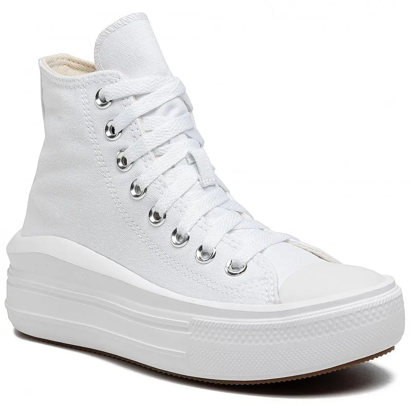 shoes Converse Chuck Taylor All Star Move Platform Hi - 568498/White/Natural Ivory/Black - women´s