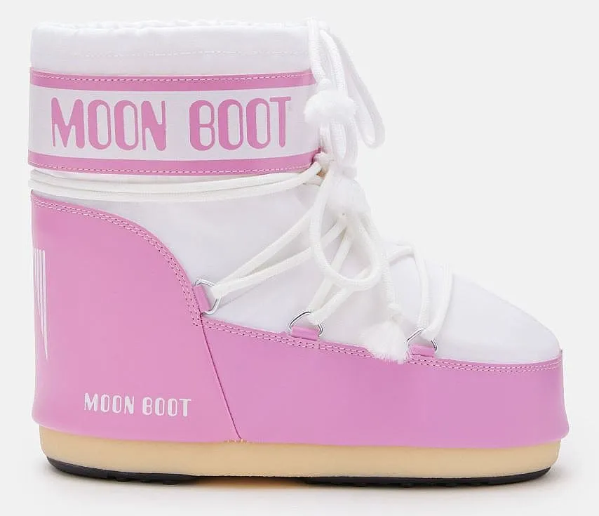 shoes Tecnica Moon Boot Icon Low Nylon - Pink/White - women´s