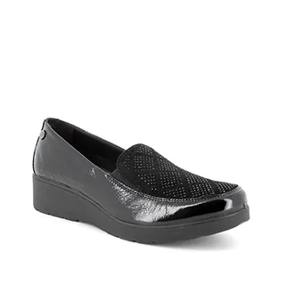 SLIP-ON ENVAL SOFT DONNA IN PELLE NERO 4755200