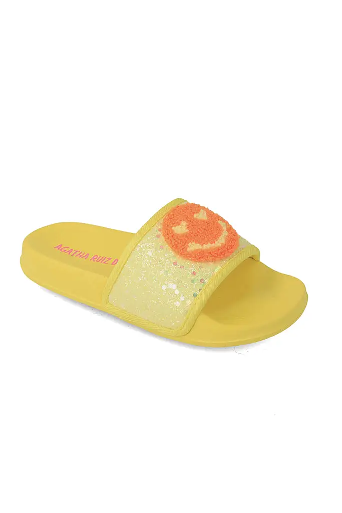 Smiley Face Flip Flops