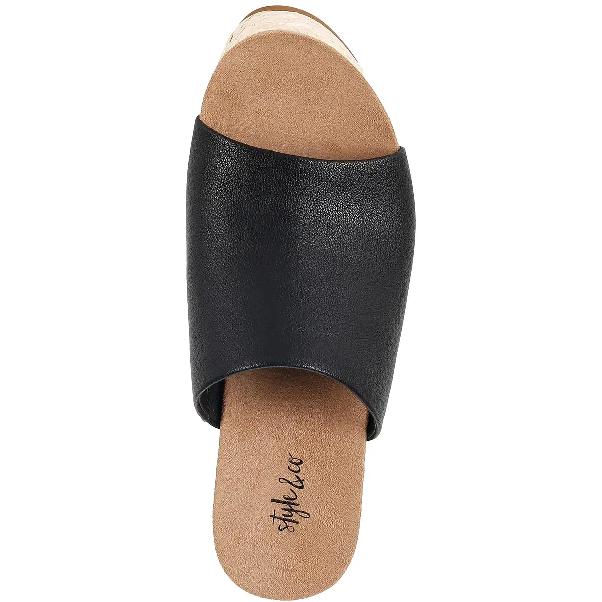 Style & Co. Womens Larissaa Faux Leather Slip On Espadrilles