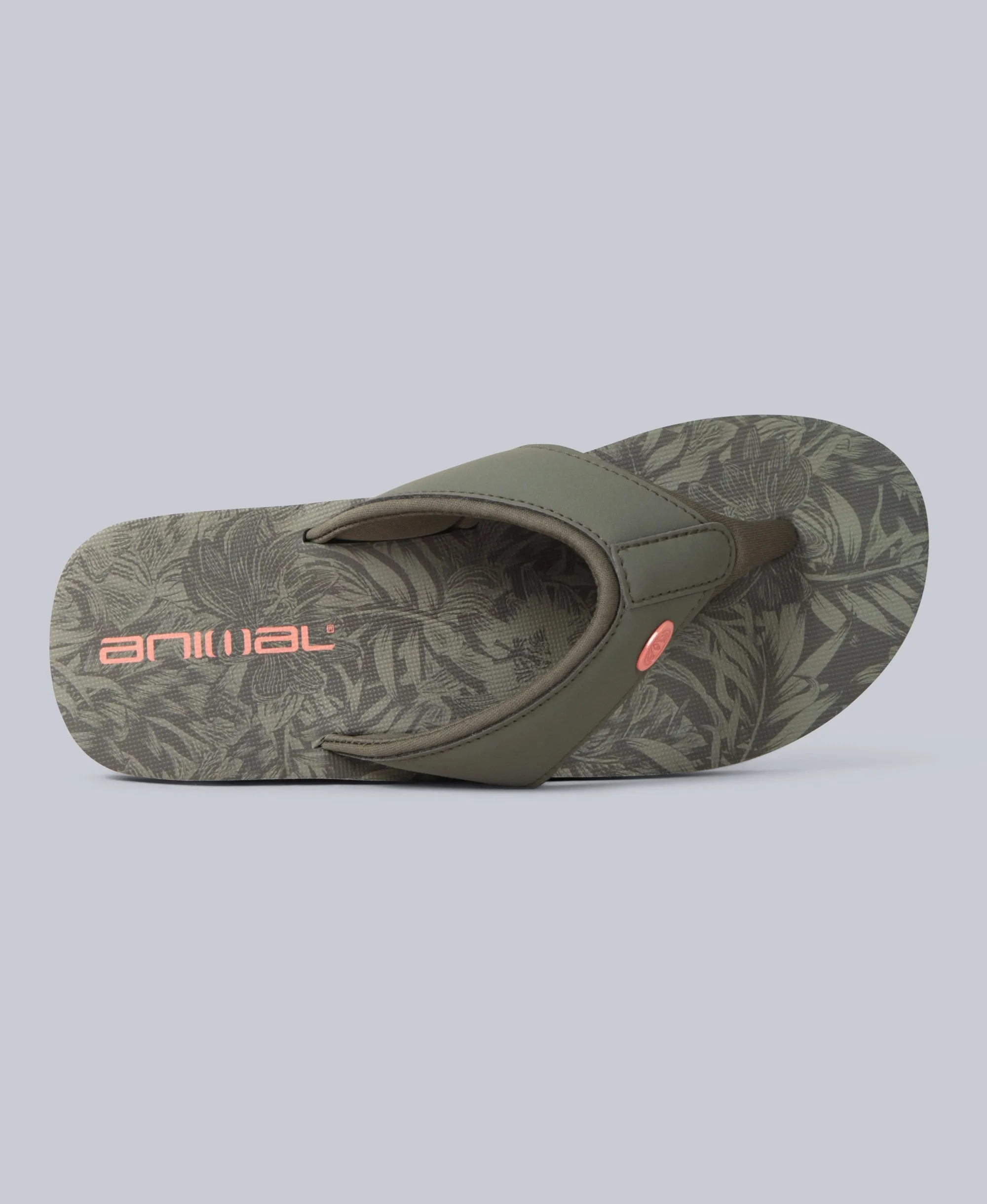 Swish Womens Flip-Flops - Dark Khaki