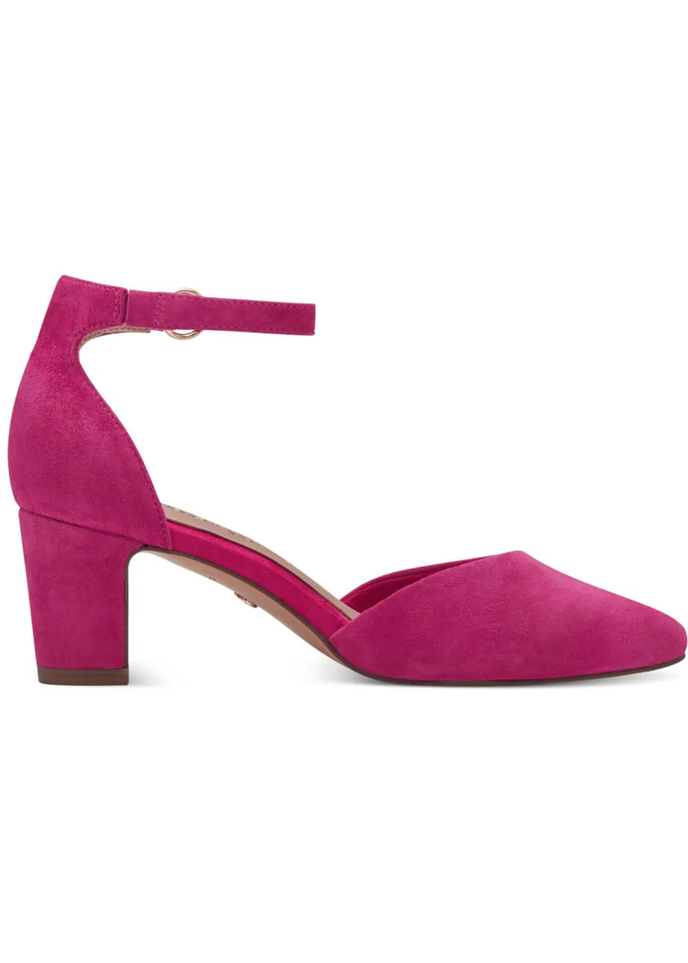 Tamaris May Leather 50's Pumps Fuchsia