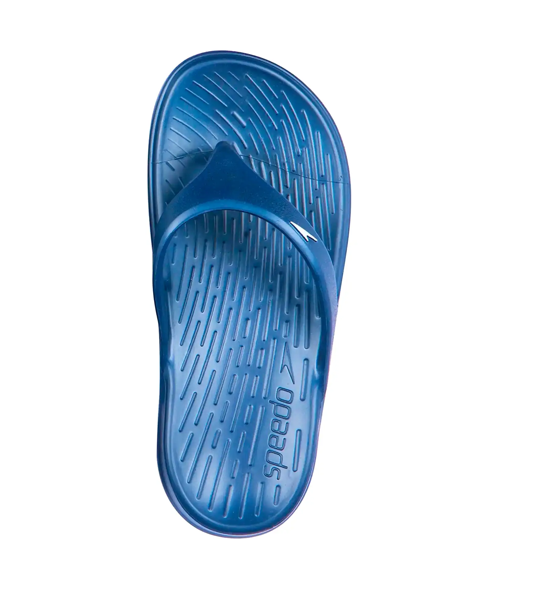 Unisex Junior's Single Colour Flip Flops - Navy & White