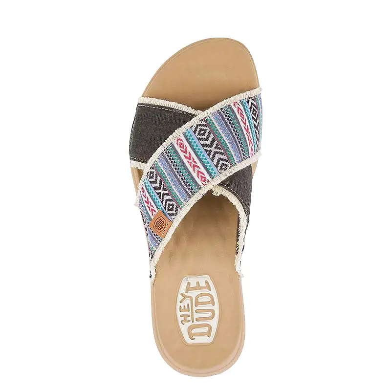 Women's Christi Slide in Navy Multi