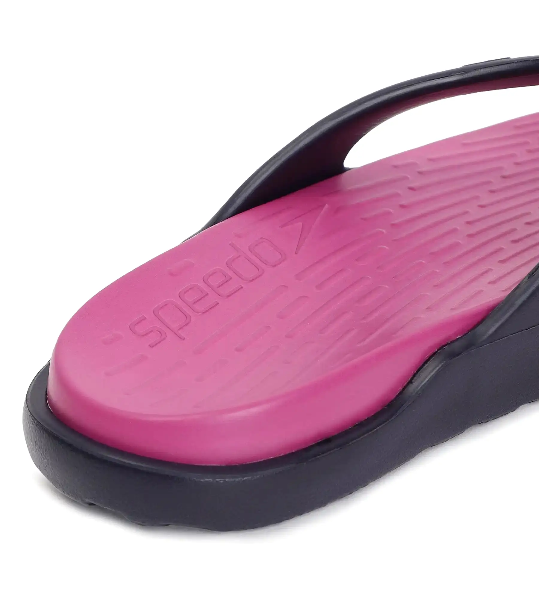 Women's Dual Colour Flip Flops - Berry & True Navy