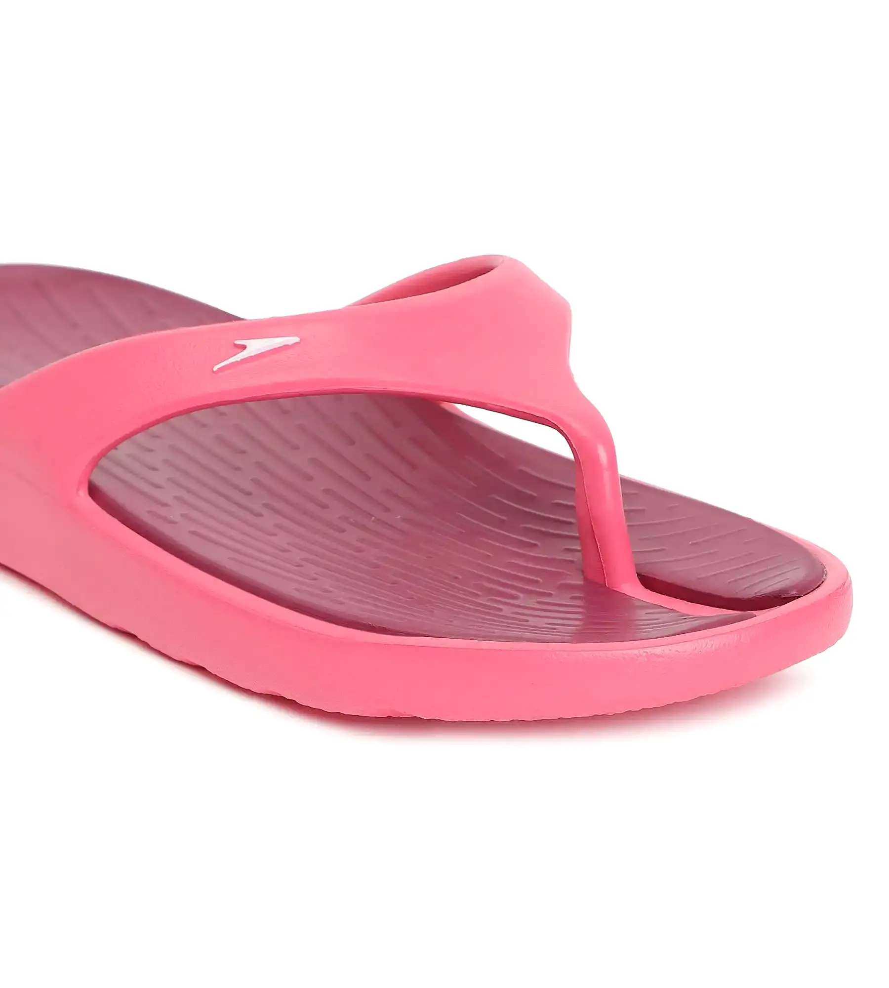 Women's Dual Colour Flip Flops - Deep Plum & Cinder Rose