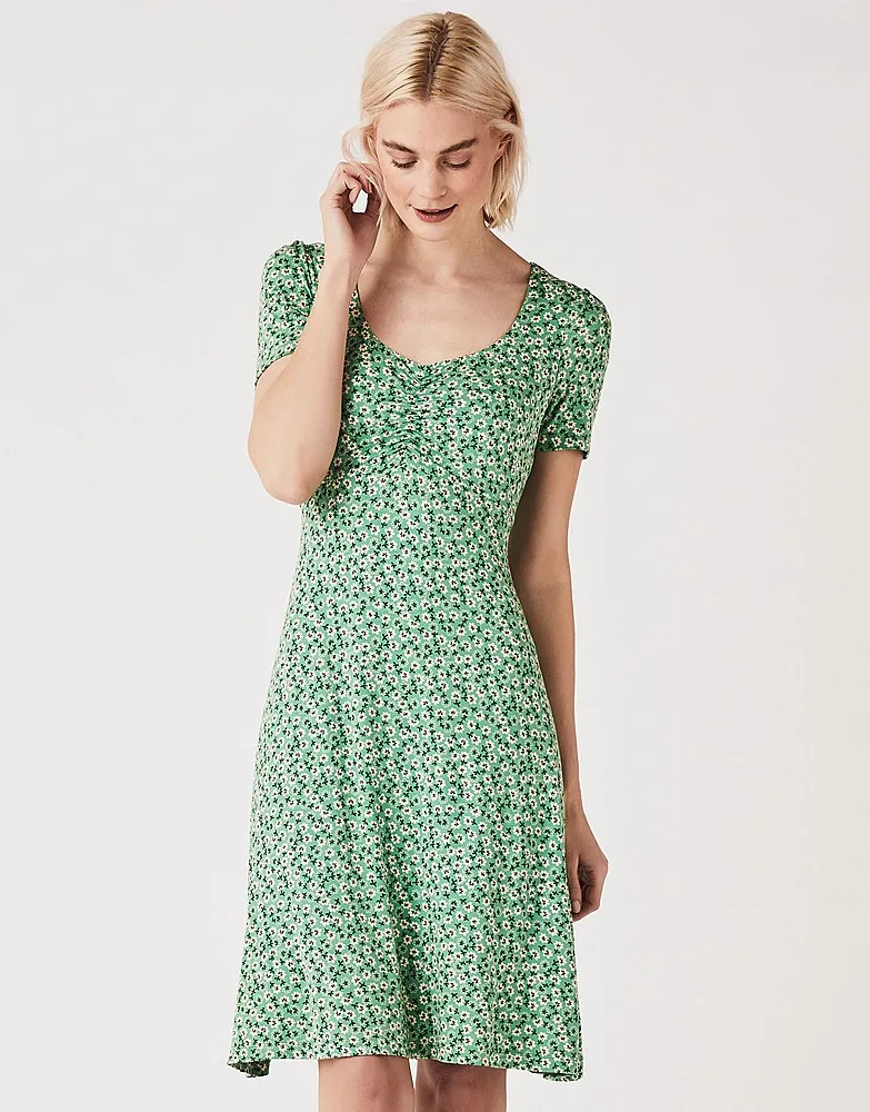 Women's Iris Jersey Printed Tea Dress from Crew Clothing Company