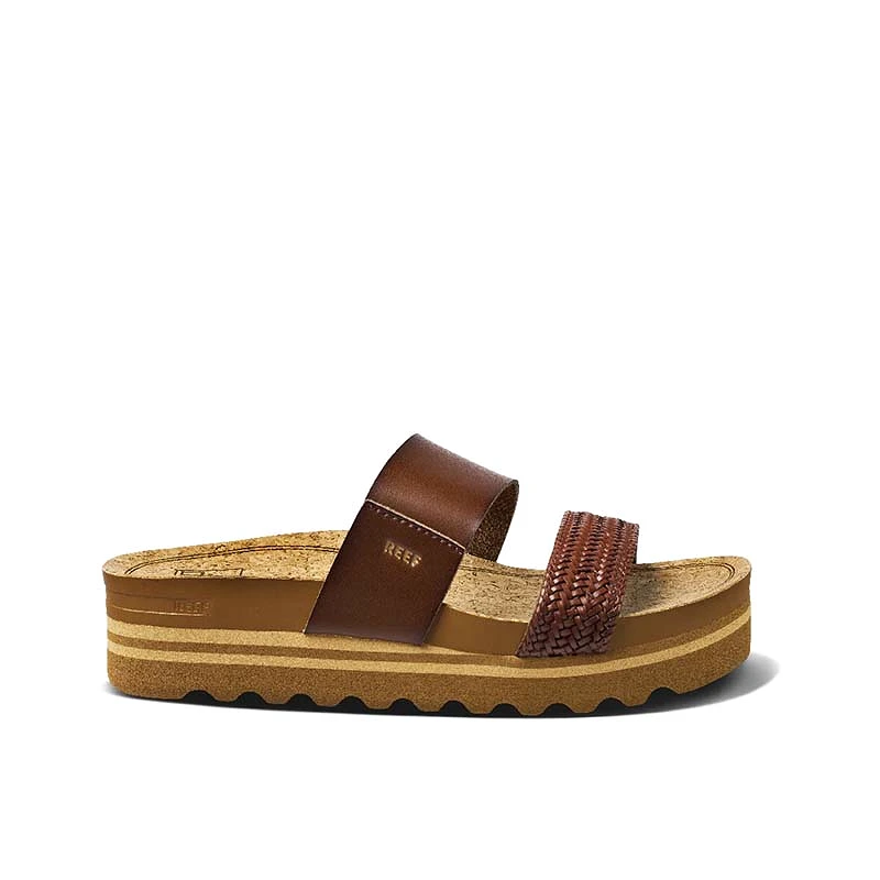 Women's Reef Cushion Vista Hi Sandals in Chocolate