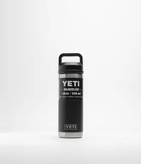 Yeti Chug Cap Rambler Bottle 18oz - Black