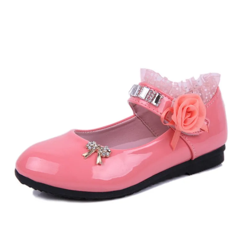 Zapatos para Niña Party Shoes for Girl Elegant Shoes for Girls Leather Shoes