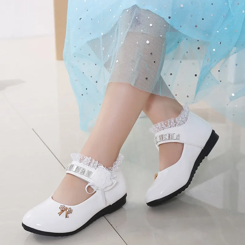 Zapatos para Niña Party Shoes for Girl Elegant Shoes for Girls Leather Shoes